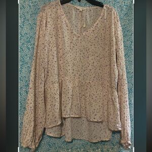 💙 Sim & Sam Floral Top